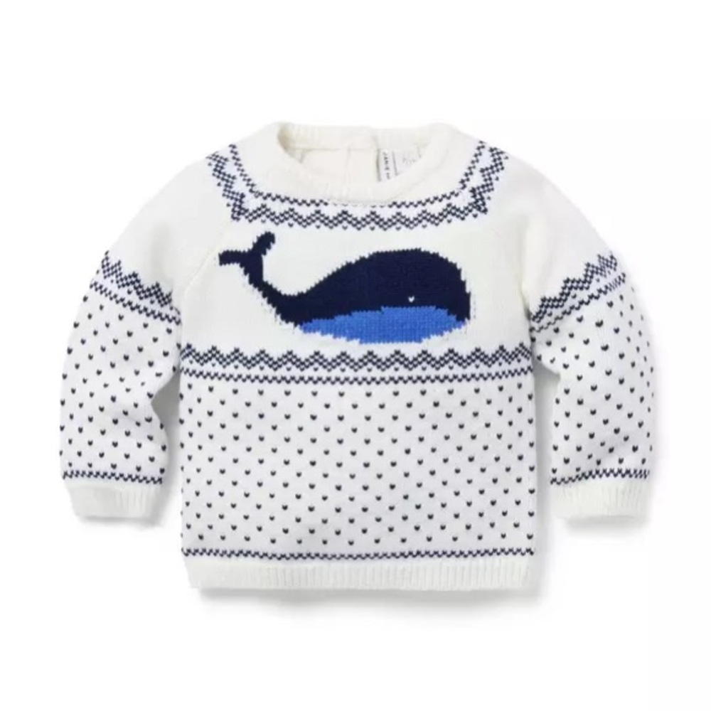 Janie and Jack Whale Sweater
